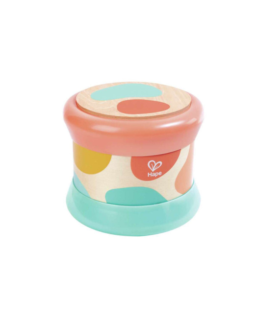 Tambour de bébé en bois
