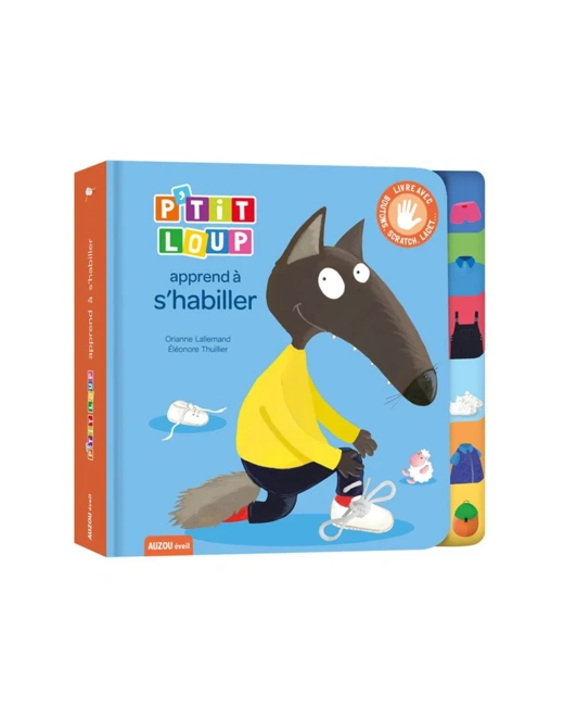 Livre P'tit loup apprend à s'habiller