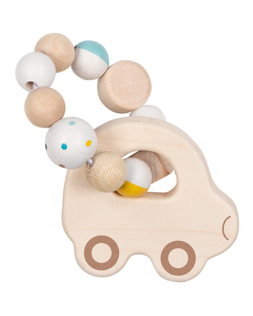 Hochet en bois flexible Voiture