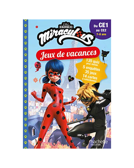 Miraculous - Jeux de vacances 2022 - Du CE1 au CE2