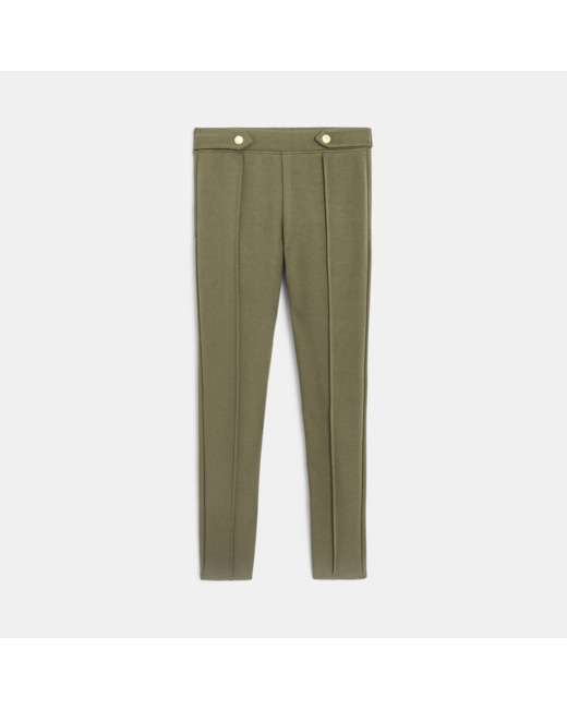 Jegging chic en jersey Milano vert fille