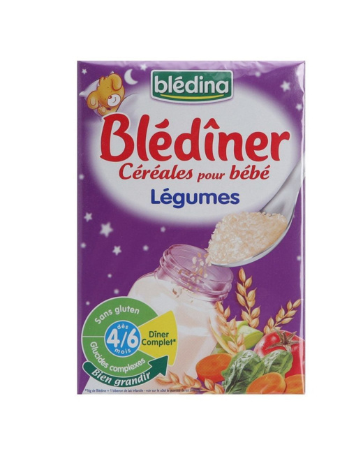 Dès 6 mois - Blédina Briques Lait & Céréales Blédiner saveur