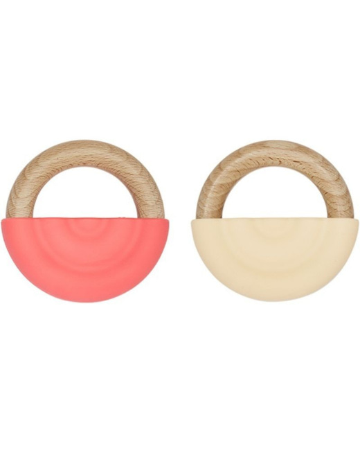 Lot de 2 anneaux de dentition Rainbow Cherry