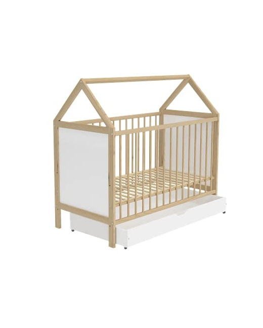 Lit cabane bébé avec tiroir