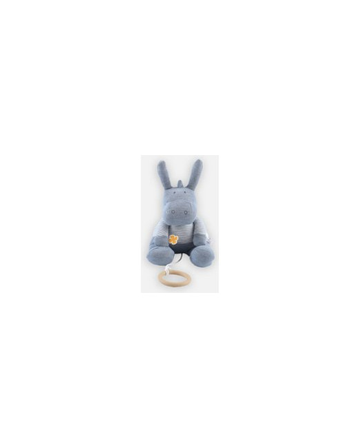 Peluche mini-musicale Coton BIO Paco
