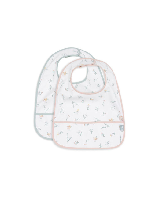 Lot de 2 bavoirs imperméable Lovely Birds