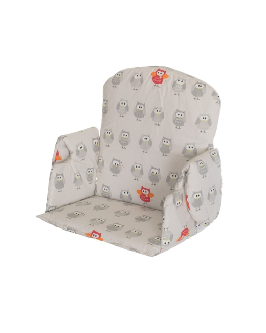 Coussin avec accoudoir pour chaise haute en tissu