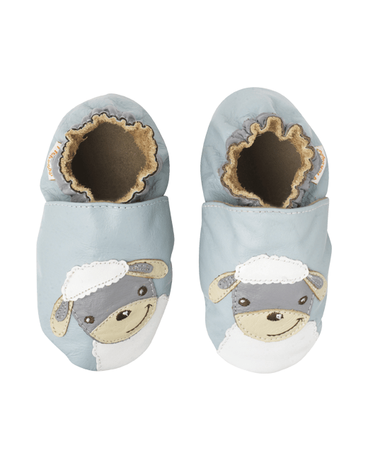 Chaussons cuir souple Moutons