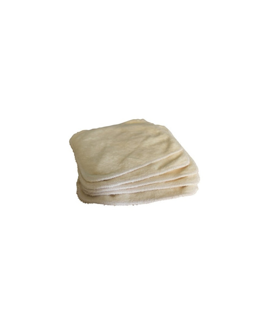 Lot de 10 lingettes lavables bambou