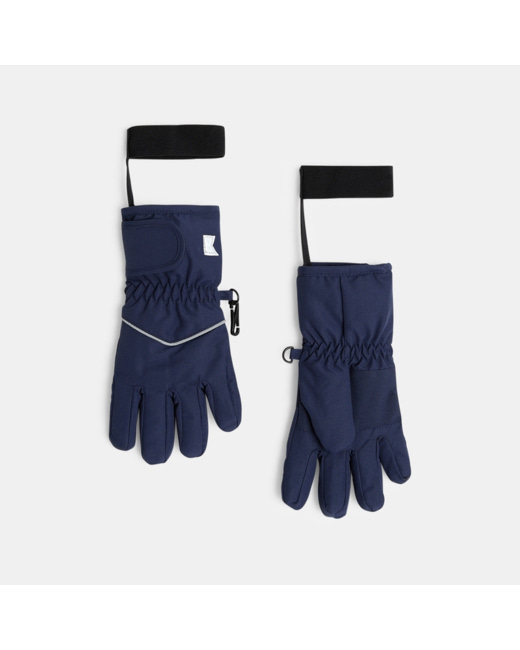 Gants de ski imperméables bleu garçon