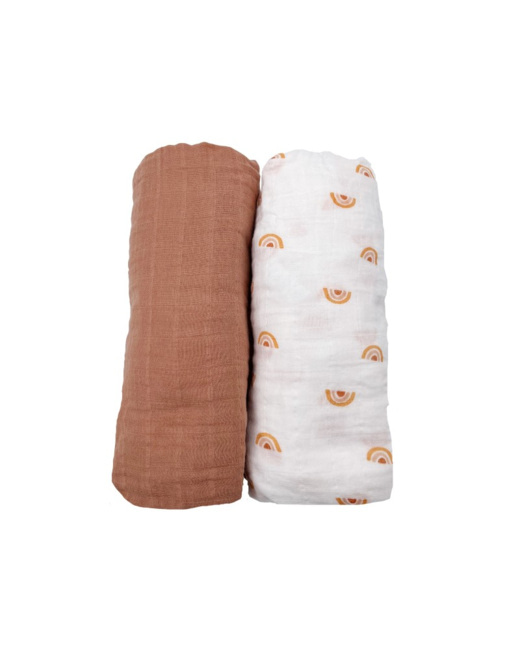 Lot de 2 draps housse bio Sunlight