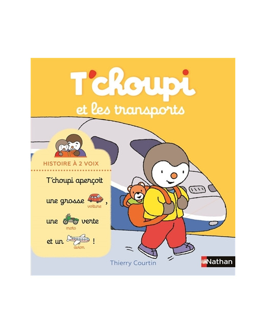 Livre T'choupi et les transports