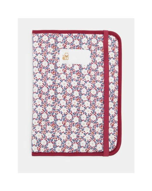 Protège carnet de santé fleuri naissance