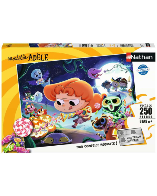 Puzzle Halloween avec Mortelle Adèle - de 8 ans