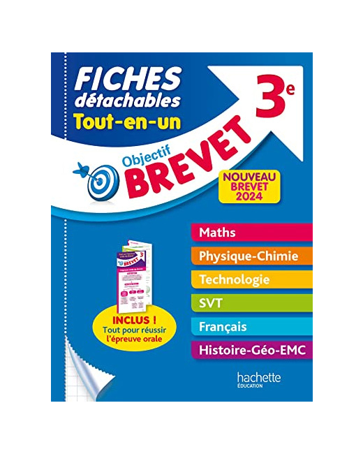 Objectif Brevet Fiches Tout-en-un 2024