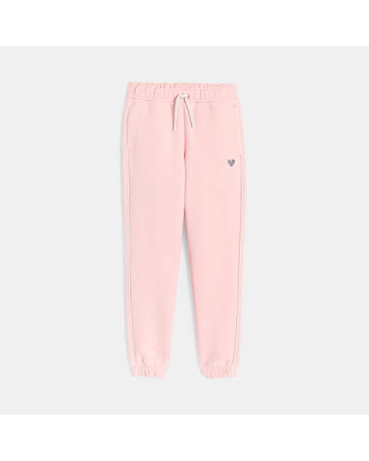 Pantalon de jogging uni rose fille
