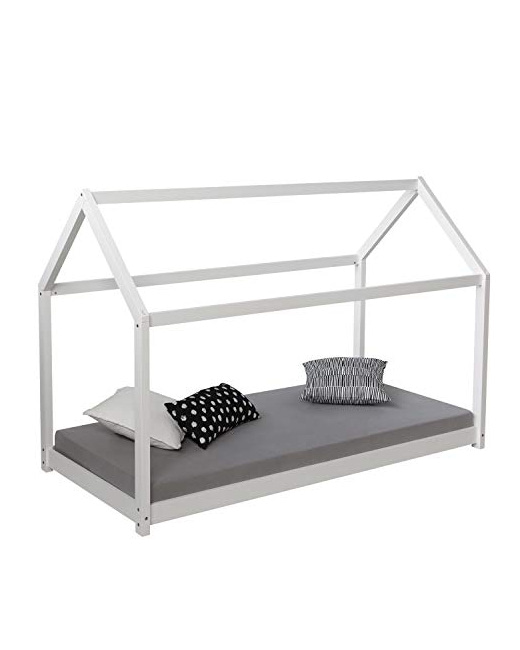 Lit cabane avec sommier