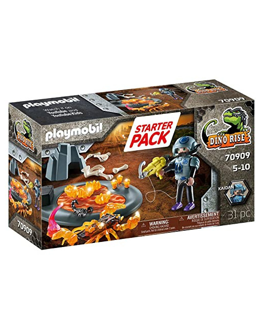 Playmobil Dino Rise - Agent avec scorpion de feu