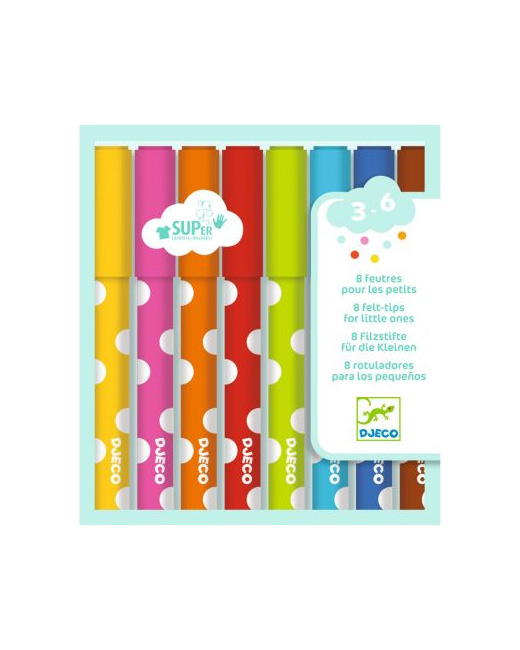 8 feutres pour les petits