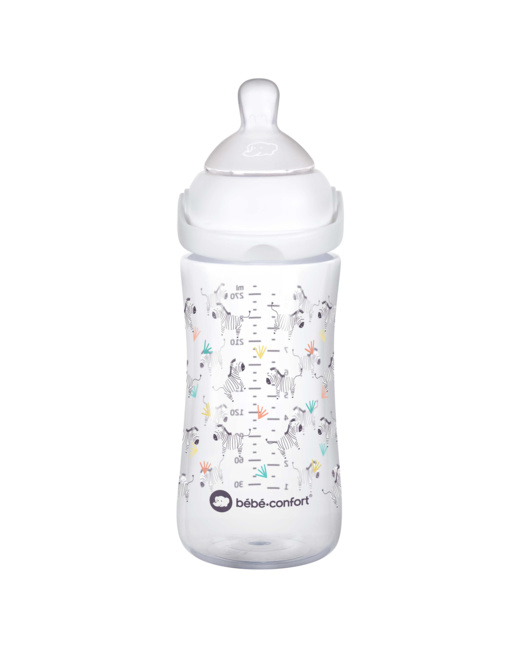 Bebe Confort Biberon Maternity avec poignées 270 ml Indians Blanc (6-24M +)