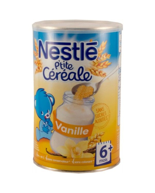 Nestlé P'tite Céréale saveur biscuit pour bébé