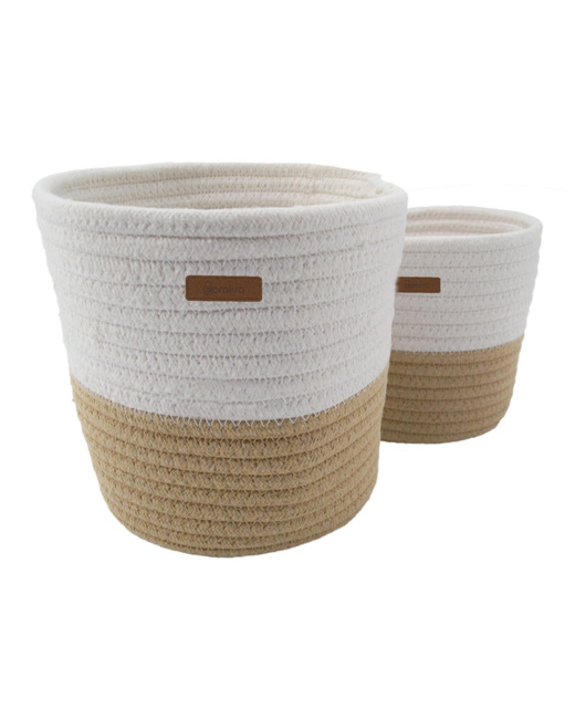 Lot de 2 paniers de rangement Honey Moon