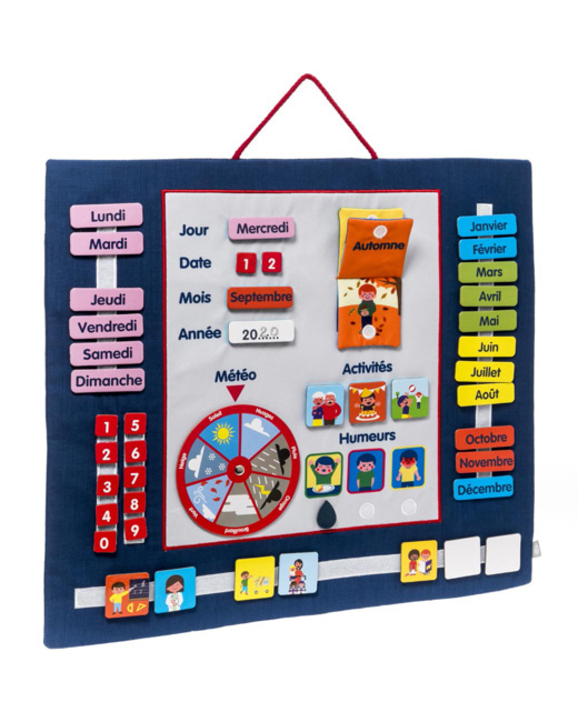 Calendrier en tissu
