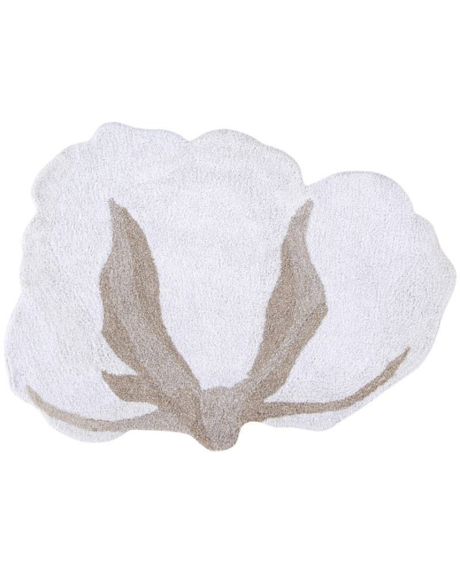 Tapis Fleur de coton