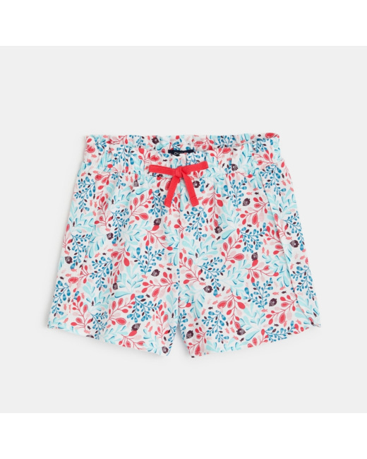 Short en jersey imprimé fille