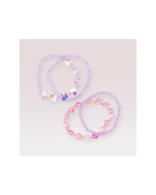 Bracelet papillon scintillant