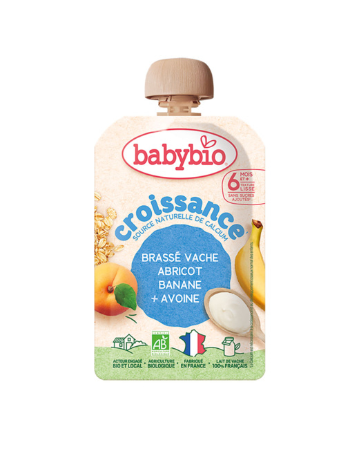 Gourde abricot banane avoine
