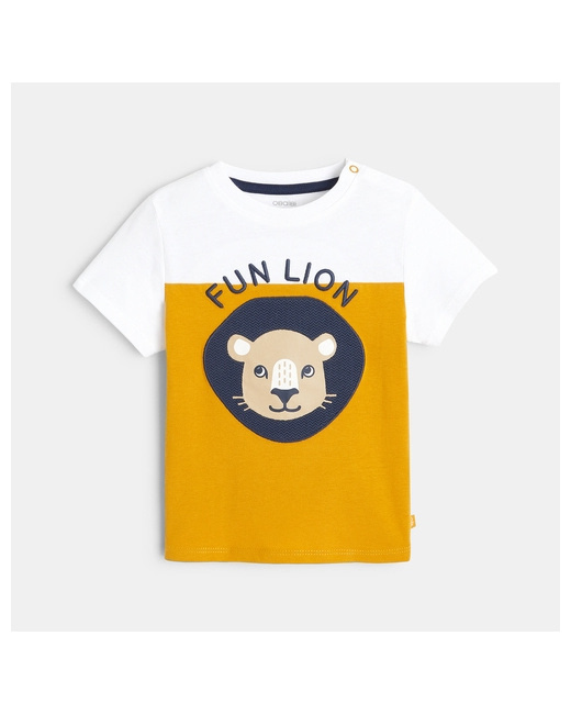 T-shirt lion brodé