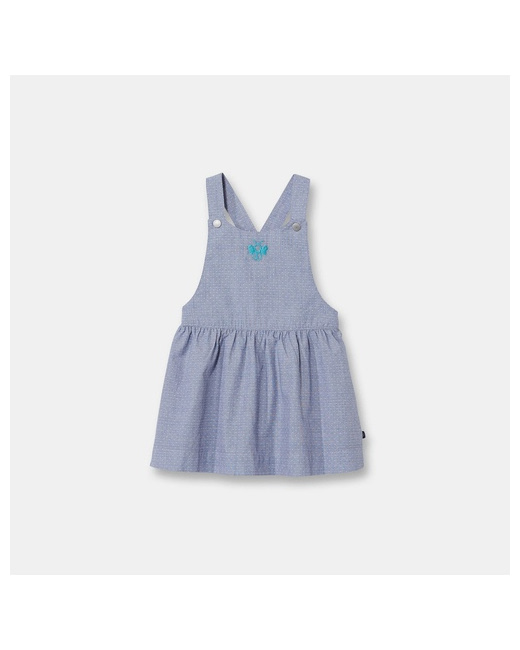 Robe salopette en chambray
