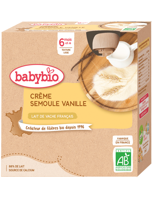 Crème Semoule - Vanille