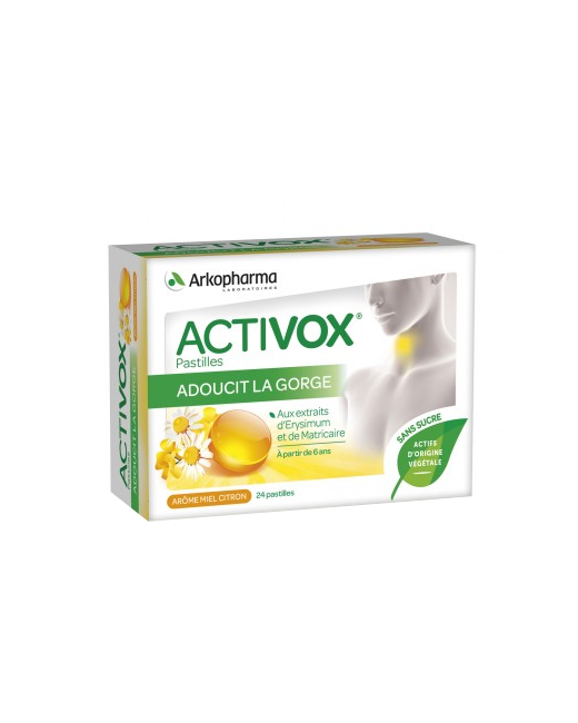 Boite de 24 pastilles sans sucre Activox