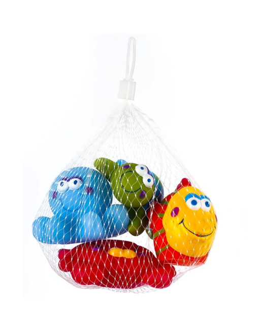 Lot de 4 jouets de bain flottants