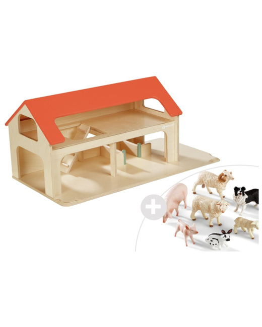 Maxi lot la ferme + 7 animaux
