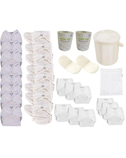 Couches lavables et accessoires - Pack complet