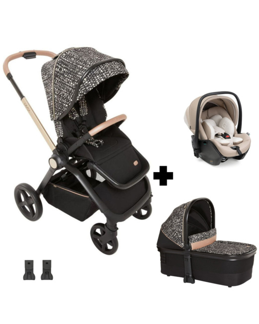 Poussette Trio Mysa Dew Re Lux + Siège auto First Seat recline i-Size + Nacelle