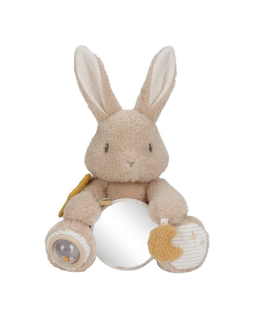 Peluche d'activités lapin Newborn Natural