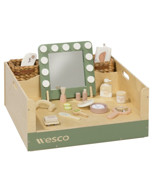 Coiffeuse coffre et accessoires