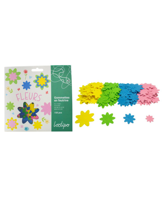 Gommettes En Feutrine - Fleurs