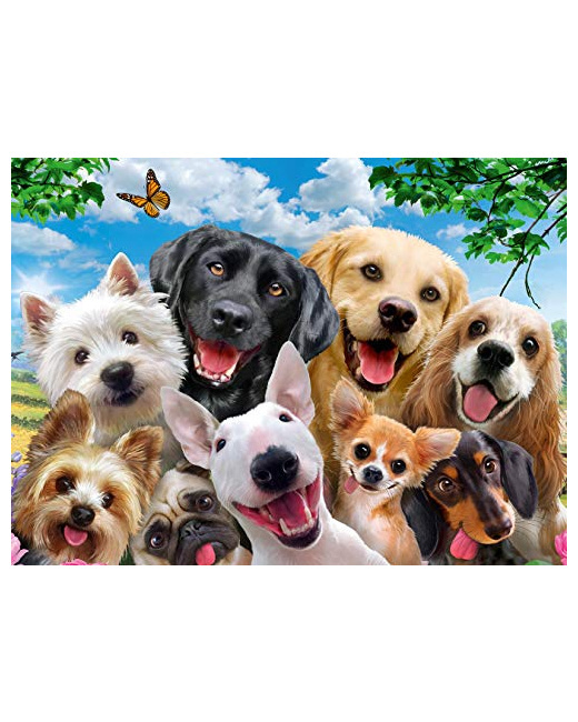 Puzzle XXL - Chiens heureux - 300 pièces