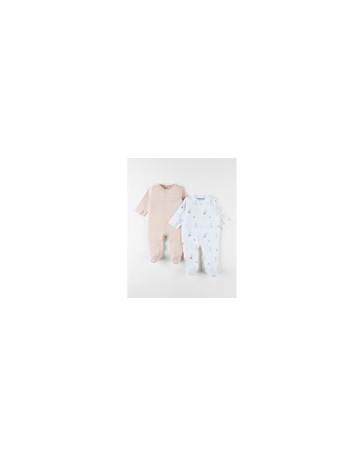 Set de 2 pyjamas 1 pièce en jersey
