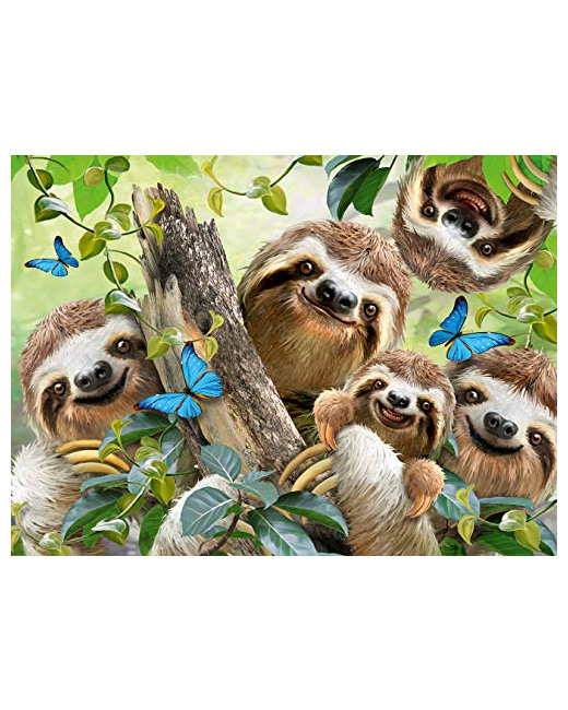 Puzzle - Selfie Paresseux - 500 pièces