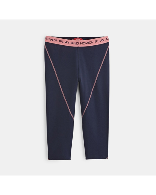 Leggings sport bleu fille