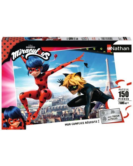 Puzzle Ladybug et Chat Noir / Miraculous - de 7 ans