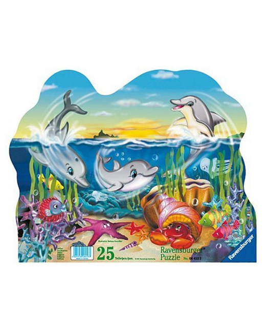 Puzzle - Les Dauphins - 25 pièces