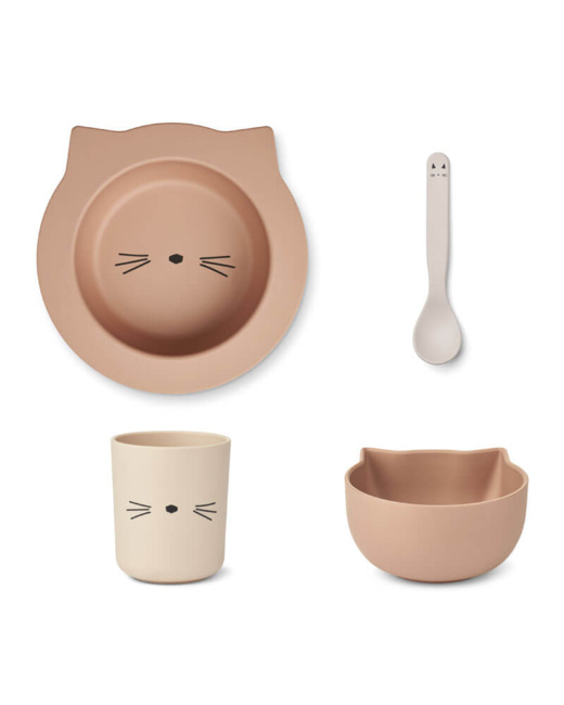 Coffret repas Joana bébé - Cat / Tuscany rose multi mix