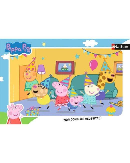 Puzzle L'anniversaire de Peppa Pig - de 3 ans